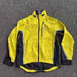 Showers‎ Pass Woman's Elite Yellow Rain Jacket Size Medium Nylon - WORN